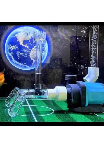 Şeffaf Akvaryum Skimmer Akrilik Zambak Boru Spinsurface Giriş Çıkış Su Tesisi Tank Filtresi Temizleme Balık Tankı A (Yurt Dışından) fiyatları