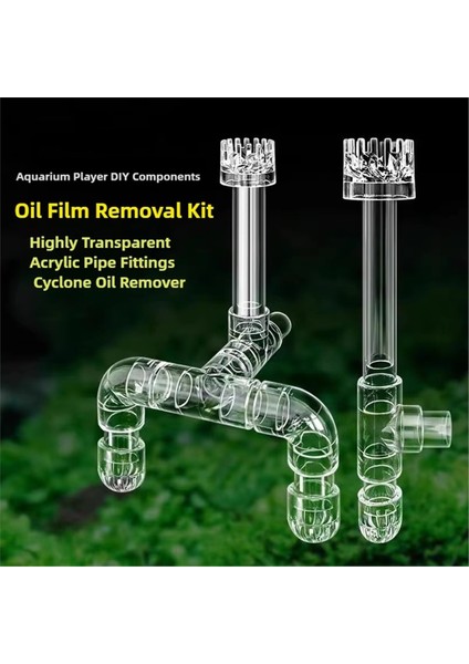 Şeffaf Akvaryum Skimmer Akrilik Zambak Boru Spinsurface Giriş Çıkış Su Tesisi Tank Filtresi Temizleme Balık Tankı A (Yurt Dışından) modelleri