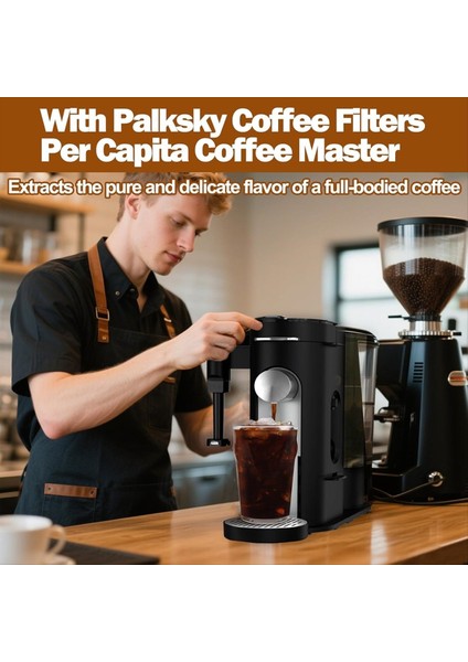 Ninja PB051/PB041 Yapımcıları Için 150 Adet Tek Kullanımlık Kahve Filtreleri Ninja Pod ve Zemin Için Yedek Kağıt Filtre (Yurt Dışından) indirimleri