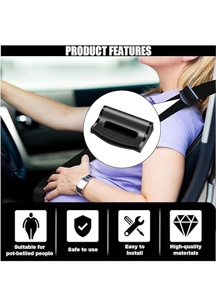 2 Adet Araba Emniyet Kemeri Klipsleri, Yetişkinler Için Evrensel Oto Emniyet Kemeri Ayarlayıcı, Konforlu Araba Omuz Boyun Koruyucu Kayış Konumlandırıcı, Araba Için Emniyet Kemeri Tutucu modelleri