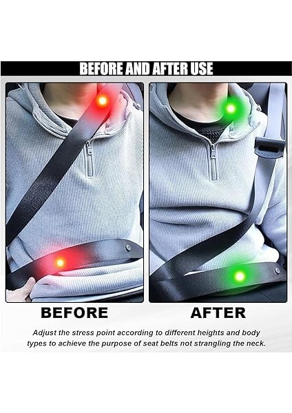 2 Adet Araba Emniyet Kemeri Klipsleri, Yetişkinler Için Evrensel Oto Emniyet Kemeri Ayarlayıcı, Konforlu Araba Omuz Boyun Koruyucu Kayış Konumlandırıcı, Araba Için Emniyet Kemeri Tutucu fırsatları