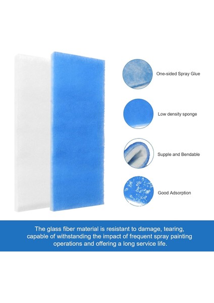 Airbrush Püskürtme Kabini Filtresi Boya Kabini Hava Filtresi Yedek Çift Katmanlı Hava Fırçası Egzoz Filtreleri Boyama Için Set (Yurt Dışından) fiyatları