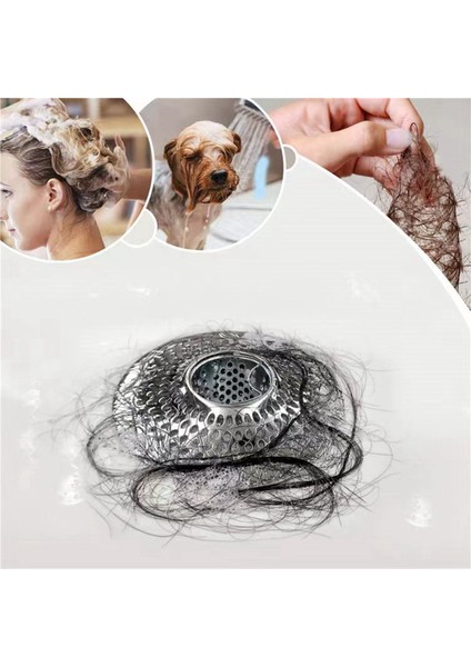4x Duş Drenaj Saç Catcher Pop-Up Drenaj Saç Süzgeç Saç Tuzak Küvet Drenaj Stoper Drenaj Kapağı Banyo Lavabo Drenaj (Yurt Dışından) modelleri