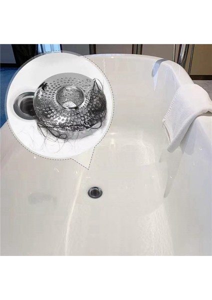 4x Duş Drenaj Saç Catcher Pop-Up Drenaj Saç Süzgeç Saç Tuzak Küvet Drenaj Stoper Drenaj Kapağı Banyo Lavabo Drenaj (Yurt Dışından) fırsatları