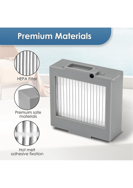 5 Paket Max 705 Vac Yedek Hepa Filtreleri Irobot Max 705 Vac Robotlu Süpürge Filtreleri Teneke Kutu Filtreleri Kiti (Yurt Dışından) indirimleri