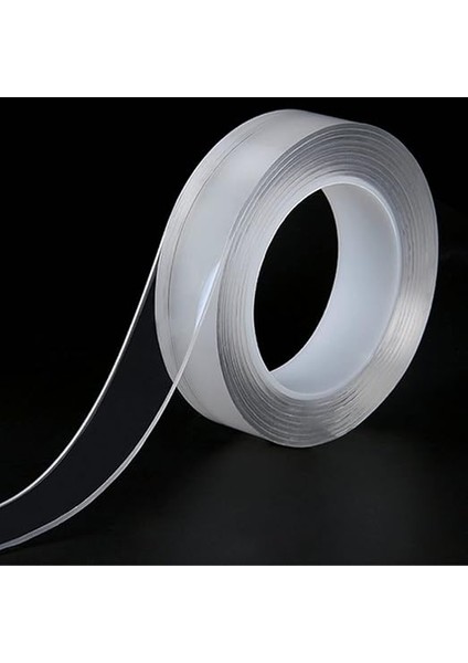 Fonksiyonlu Şeffaf Çift Taraflı Bant Yıkanabilir 3 M x 3 cm x 2 mm