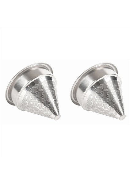 2 Adet 58MM Filtre Sepeti Kahve Damlatıcı Üzerine Dökün 58MM Dipsiz Portafiltrelerle Uyumlu (Yurt Dışından)