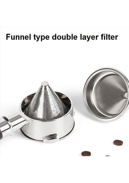 2 Adet 58MM Filtre Sepeti Kahve Damlatıcı Üzerine Dökün 58MM Dipsiz Portafiltrelerle Uyumlu (Yurt Dışından) modelleri