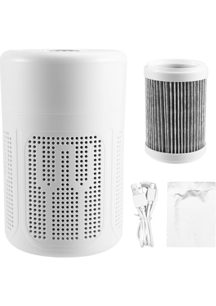 Negatif Iyon Teknolojisine Sahip Masaüstü Hava Temizleme Cihazı Hepa Filtresi Formaldehit Kokularını Duman ve Toz Parçacıklarını Ortadan Kaldırır (Yurt Dışından)