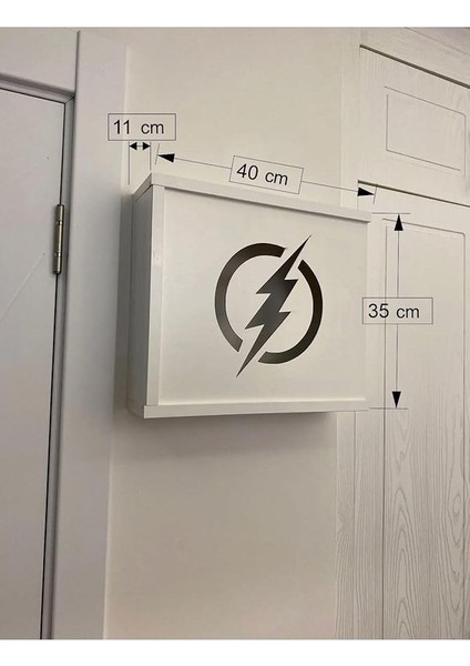 Shop Wifi Modem Saklama Kutusu 35 x 40 cm Beyaz modelleri