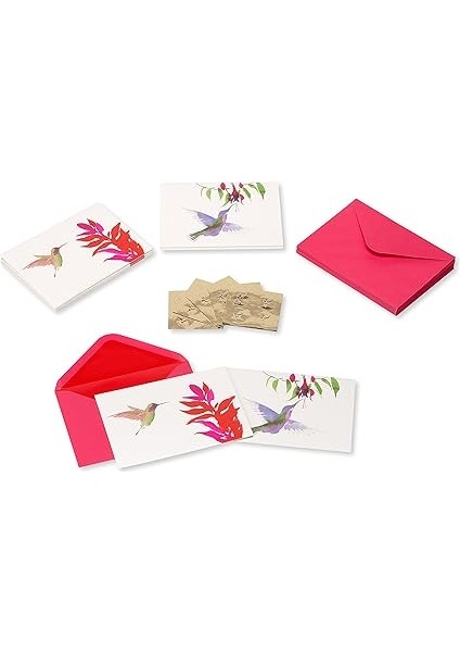 Zarflı Boş Kartlar, Suluboya Sinek Kuşu, 20 Adet fiyatları