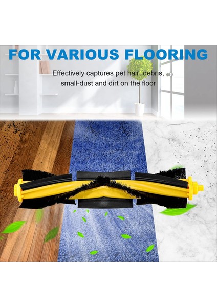 Değiştirmeler Ecovacs Deebot Ozmo 920/950/T5/T8 T8MAX T8 Power T8AIVI T8+Ana Fırça Yan Fırçalar Hepa Filtreleri (Yurt Dışından) fırsatları