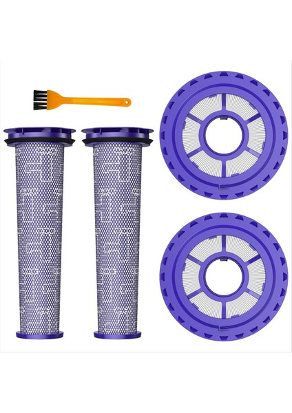 Dyson DC41 DC65 DC66 UP13 UP20 UP30 2 Paket Sonrası Filtreler ve 2 Paket Ön Filtre Yedek Parçaları Için Filtrelerin Değiştirilmesi (Yurt Dışından)