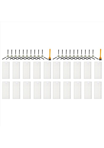 20X Yan Fırça Hepa Filtre Yedeği Lefant M210P M210 M210S M210B M213 M213S M2 Aksesuarları Kiti (Yurt Dışından)