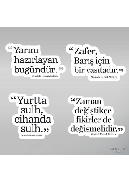 Sözleri Sticker Seti modelleri