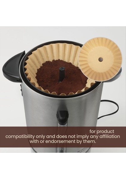 Kahve Kağıtları Hamilton Plajı Için Filtreler 45 Sub Coffee Urn ve Sıcak Içecek Dağıtıcı, 100 Pcs (Yurt Dışından) modelleri