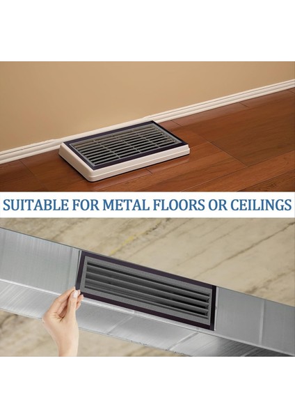16PCS Manyetik Zemin Havalandırma Kapakları -12X5.5 Lnch Airvent Filtreler Manyetik Zemin Kayıt Homefloor Için Havalandırma Havalandırma (Yurt Dışından) indirimleri