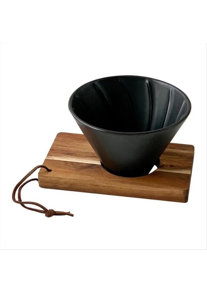 Kahve Filtresi V60 Huni Kupası Seramik Dökülme Kahve Dripper Kahve Makinesi Yeniden Kullanılabilir Kahve Filtresi Üzerine Dökme (Yurt Dışından)