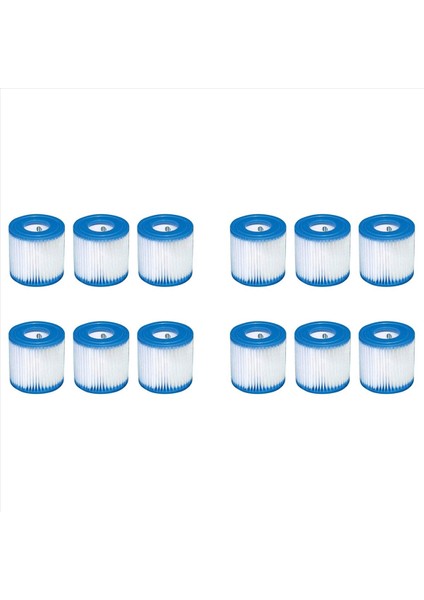 12 Adet Havuz Filtresi Kartuşları 89X79X45MM Yedek Yüzme Havuzu Filtresi Havuz Filtresi Pompası Temizleyici (Yurt Dışından)