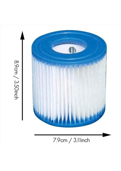 12 Adet Havuz Filtresi Kartuşları 89X79X45MM Yedek Yüzme Havuzu Filtresi Havuz Filtresi Pompası Temizleyici (Yurt Dışından) modelleri