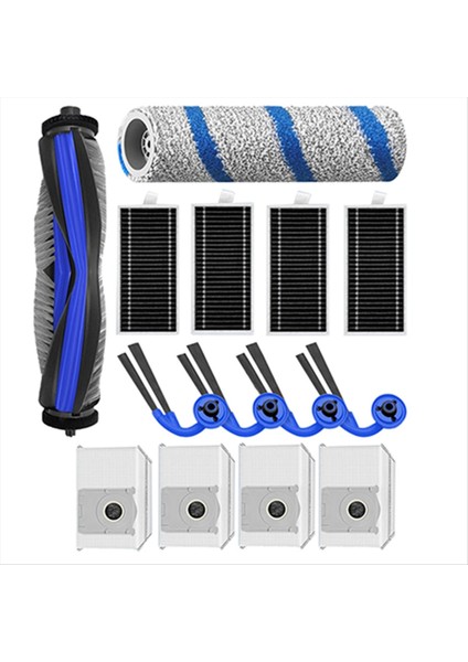 Ecovacs Deeboot X11 OMNICYCLONE/X11 Pro Omnı Yedek Parça Aksesuarları Ana Yan Fırça Hepa Filtre Rulo Paspas (Yurt Dışından)