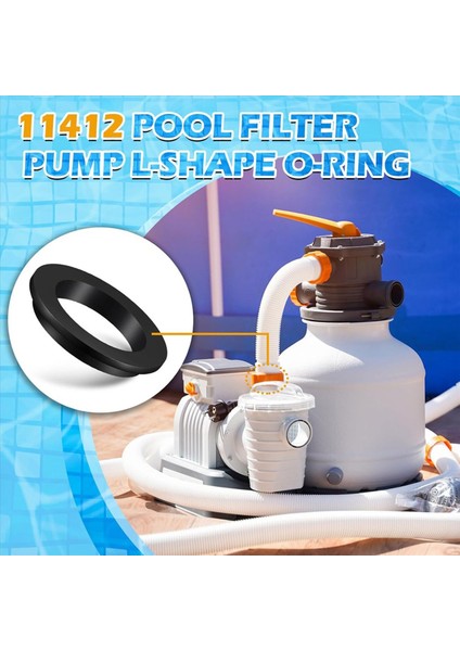 24 Adet 11412 Havuz L Şekli O Ring Havuz Filtresi Yedek Parçalar Havuz Pompası Contası Intex Kum Filtresi Pompa Motoru (Yurt Dışından) fırsatları