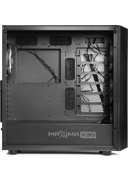 Maxima V30 Temperli Cam Yan Panel, 3X12CM Ön + 1X12CM Arka Argb LED Fanlı, Dikey Ekran Kartı Takılabilen, USB 3.0 Type-C, Atx Oyuncu Kasası (DKCHMAXV30) fırsatları