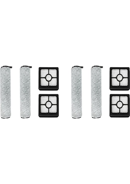 4x Yedek Eureka Fc9/fc9 Pro Zemin Fırça Rulo Hepa Filtre Elektrikli Zemin Yıkama Makinesi Yedek Parça Aksesuarları (Yurt Dışından)