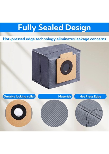 Eufy X10 Pro Omni Robot Vakum Aksesuarları Ana Yan Fırçalar Paspas Bezleri Hepa Filtreler Toz Torbaları Yedek Parçalar (Yurt Dışından) indirimleri