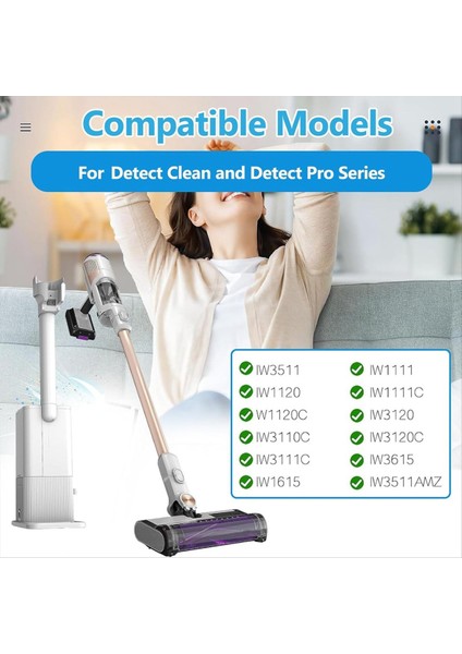 IW3511 Vakum Hepa Filtre Seti Köpekbalığı IW3111 IW3615 W1111 IW3511 Yedek Vakum Aksesuarları Filtresi (Yurt Dışından) indirimleri