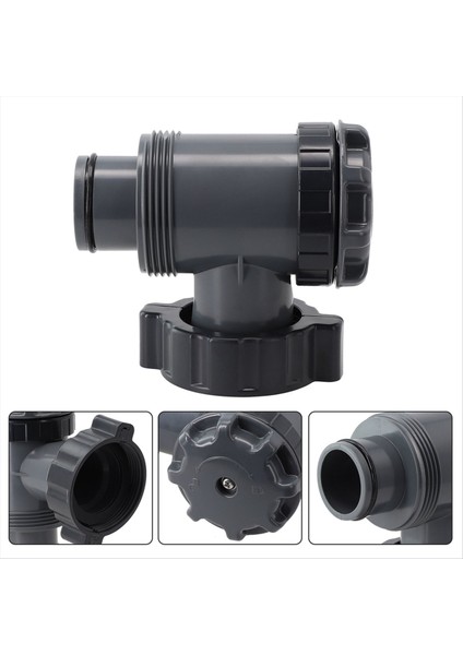 Yüzme Havuzu Filtre Pompası Için Uyumlu Piston Vanası 1 1/2 Çaplı Hortumlar ve 2 1/2 Bağlantı Parçaları Için 38 Yedek (Yurt Dışından) fırsatları