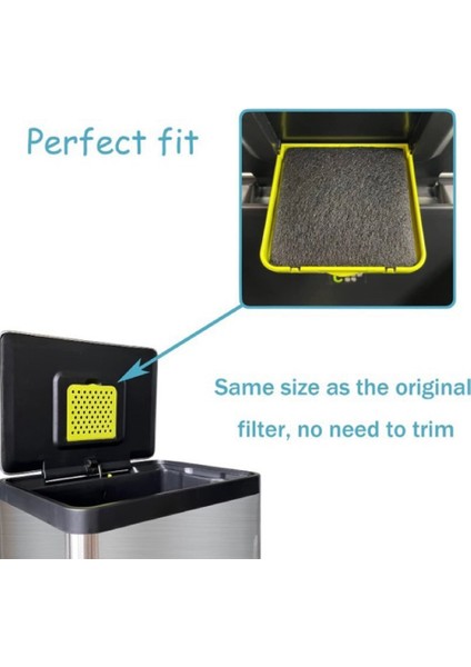 Ev Çöp Kutusu Kömür Filtre Pad Koku Koku Koku Filtresini Kaldır Mutfak Çöpü Pamuk Kırındırabilir (Yurt Dışından) modelleri