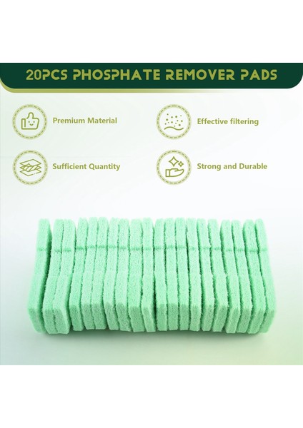 20 Adet Fluval 307/407/306/406 Fosfat Sökücü Pedleri Akvaryum Filtresi Yedek Pedleri Balık Tankı Için (Yurt Dışından) fırsatları