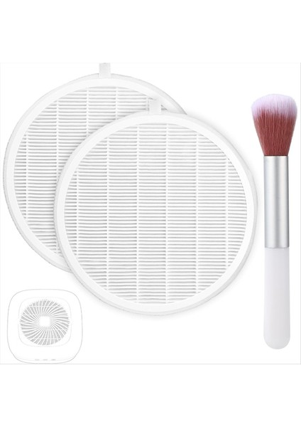 2 Adet Tırnak-Toz Toplayıcı Filtresi Tırnak-Toz Toplayıcı Yedek Filtre ile 1 Fırça Ekleme Kül Yeniden Kullanılabilir Alet Uyumlu (Yurt Dışından)