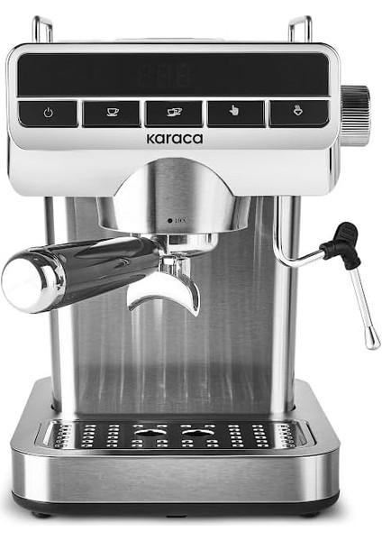 Coffee Art 1362 Süt Köpürtücülü, 20 Bar Basınçlı, Espresso, Latte, Cappuccino, Americano Makinesi 1,5l Inox