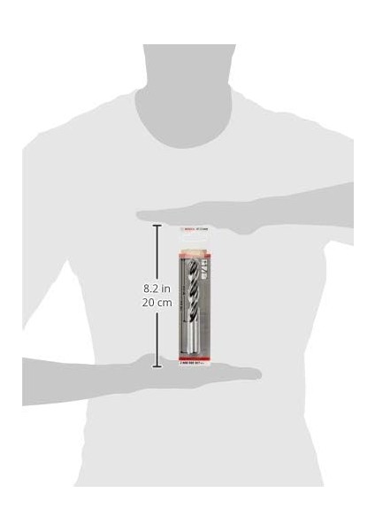 Professional Accessories Holzspiralbohrer (Für Holz, 10 x 80 x 120 Mm, Zubehör Bohrmaschine) fırsatları