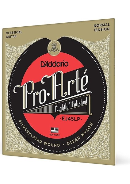 EJ45LP Klasik Gitar Tel Seti, Pro-Arte, Lightly Polished
