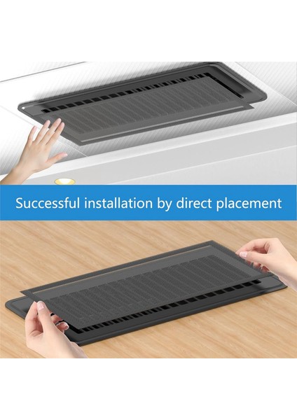 Zemin Havalandırma Kapakları Güçlü Manyetik Havalandırma Mesh Havalandırma Filtreleri 4X10 Inç Pvc Zemin Kayıt Havalandırma Ekranları 4 Adet (Yurt Dışından) modelleri