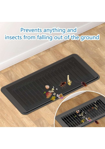 Zemin Havalandırma Kapakları Güçlü Manyetik Havalandırma Mesh Havalandırma Filtreleri 4X10 Inç Pvc Zemin Kayıt Havalandırma Ekranları 4 Adet (Yurt Dışından) indirimleri