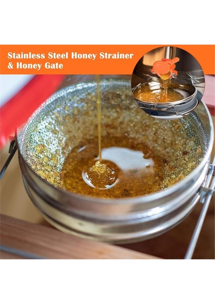 Çift Elekli Bal Hasat Seti Bal Filtreleri Süzgeç Paslanmaz Çelik 6&#39 Lı Set - Çift Elekli Bal Süzgeci (Yurt Dışından) modelleri