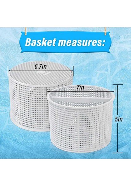 2 Adet Skimmer Sepeti Yaprakları Kaldırmak Skimmer Filtre Sepeti Yüzme Havuzu Için Gölet Için Hayward SPX1082 B-152 Beyaz (Yurt Dışından) fırsatları