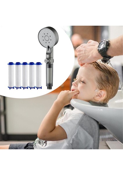 Filtreli Duş Başlığı Elde Taşınabilir Filtreli Duş Başlığı Dahili Sert Su Güçlü Temizleme Nozulları Ayarlanabilir Püskürtücüler (Yurt Dışından) indirimleri