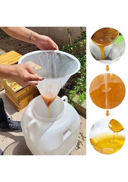3x Fiber Arıcılık Bal Süzgeç Filtre Ekranı Arıtma Arı Kovanı Ekipmanları Aracı Süzgeç Mutfak Gadget (Yurt Dışından) fiyatları