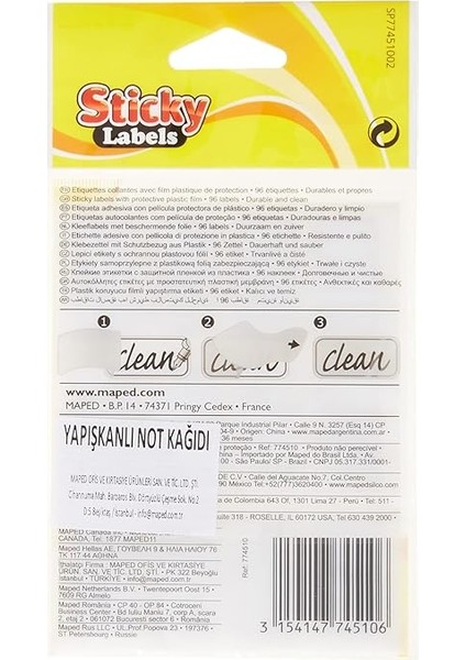 18X32 Yapışkanlı Not Kağıdı 774510 fırsatları