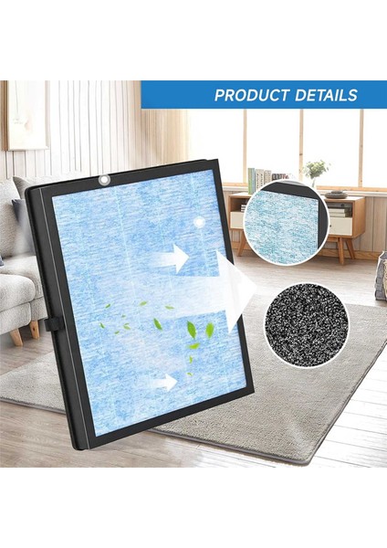 Aroeve MK04 MG04JH H13 Gerçek Hepa Filtresi Için MK04 Hava Yedek Filtre Parçayla Karşılaştırın MK04LX 4 Paket Mavi (Yurt Dışından) indirimleri