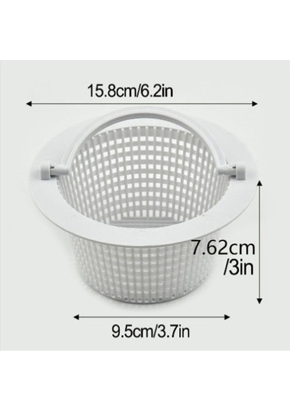 4x Duvar Skimmer Saplı Sepet Havuz Filtre Sepeti Havuz Temizleyici Skimmer Sepeti Saplı Yüzme Havuzu Skimmer Net (Yurt Dışından) fiyatları