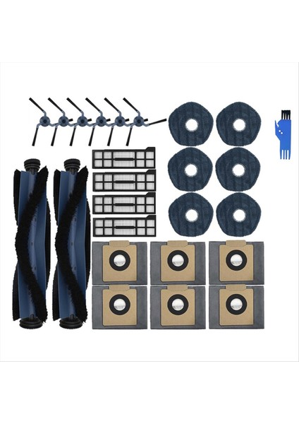 Eufy X10 Pro Omni Robot Vakum Yedek Parçaları Ana Yan Fırçalar Paspas Bezleri Hepa Filtreler Toz Torbaları Aksesuarları (Yurt Dışından) fiyatları