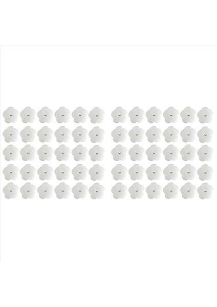 60 Adet Beyaz Çiçek Tipi Filtre Sünger Yağ Pisliği Sünger Filtre Yüzme Havuzu Yağ Emici Çiçek Tipi Havuz Küvet (Yurt Dışından)