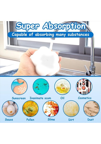 60 Adet Beyaz Çiçek Tipi Filtre Sünger Yağ Pisliği Sünger Filtre Yüzme Havuzu Yağ Emici Çiçek Tipi Havuz Küvet (Yurt Dışından) fırsatları