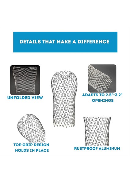 5pcs 3.5 Inç Ayarlanabilir Alüminyum Oluk Düşüş Muhafızları - Genişletilebilir Yaprak Filtre Süzgeç, Ağır Hizmet Tipi Oluk Koruyucusu (Yurt Dışından) fırsatları
